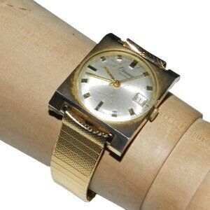 Vintage Chronex M.Z.BERGER Manual Swiss Made Men's Watch Gold Tone Very RARE!